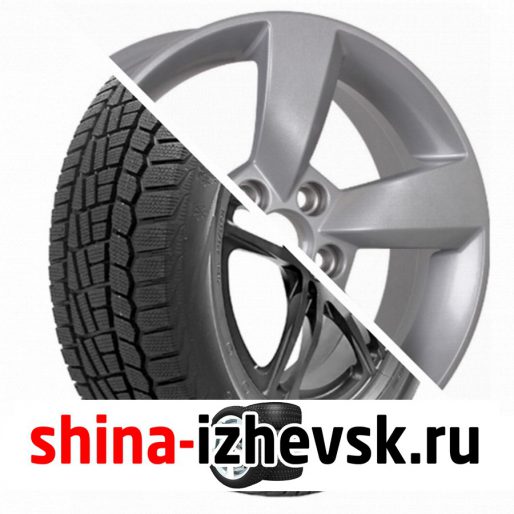 Колесо в сборе Viatti Brina зима (V-521) 185/65 R15 T 88 + Tech Line 543 6xR15 5×112 ET40 DIA57.1 Серебристый в Ижевске